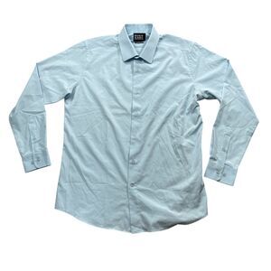 Scotch & Soda Amsterdam Modern Fit 17/43 Light Blue Long Sleeve Button Up Shirt